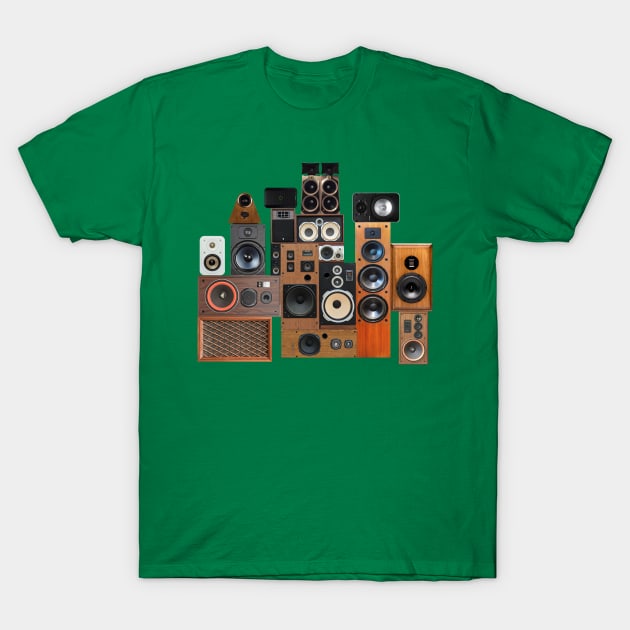 Speaker Tower T-Shirt by Dream Station